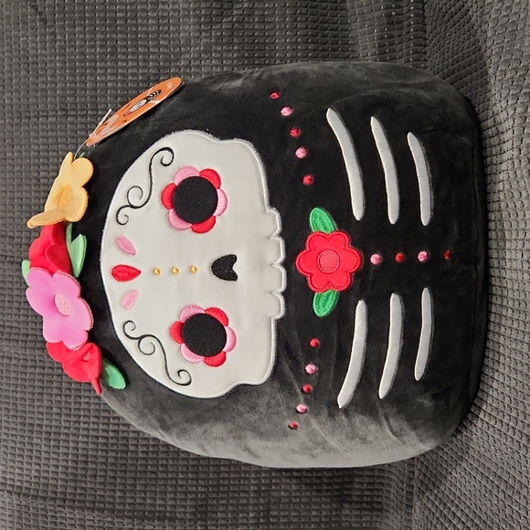Squishmallows Other - NWT Squishmallows 12" "Anessa" Day of the Dead (DOTD) Halloween Sugar Skul Plus…